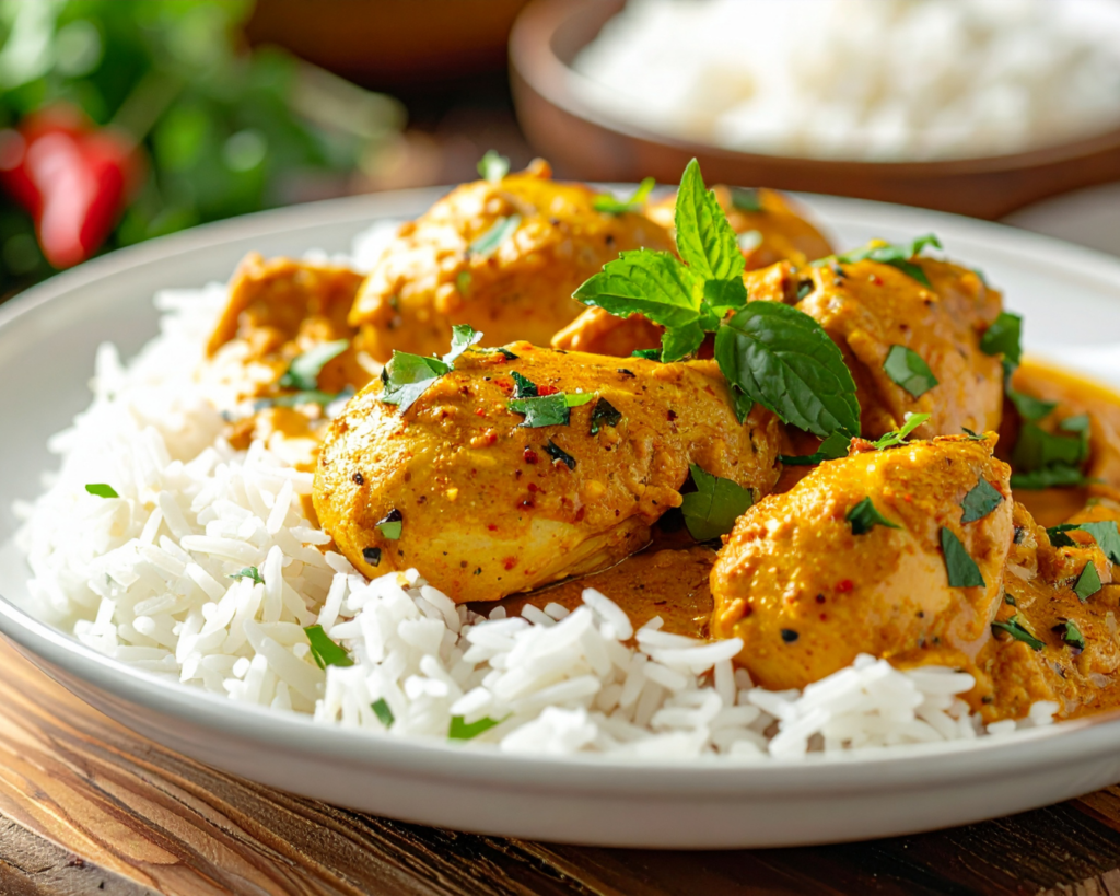 Pieczone mięso z sosem jogurtowo-miętowym i granatem – danie z olejkiem Peppermint